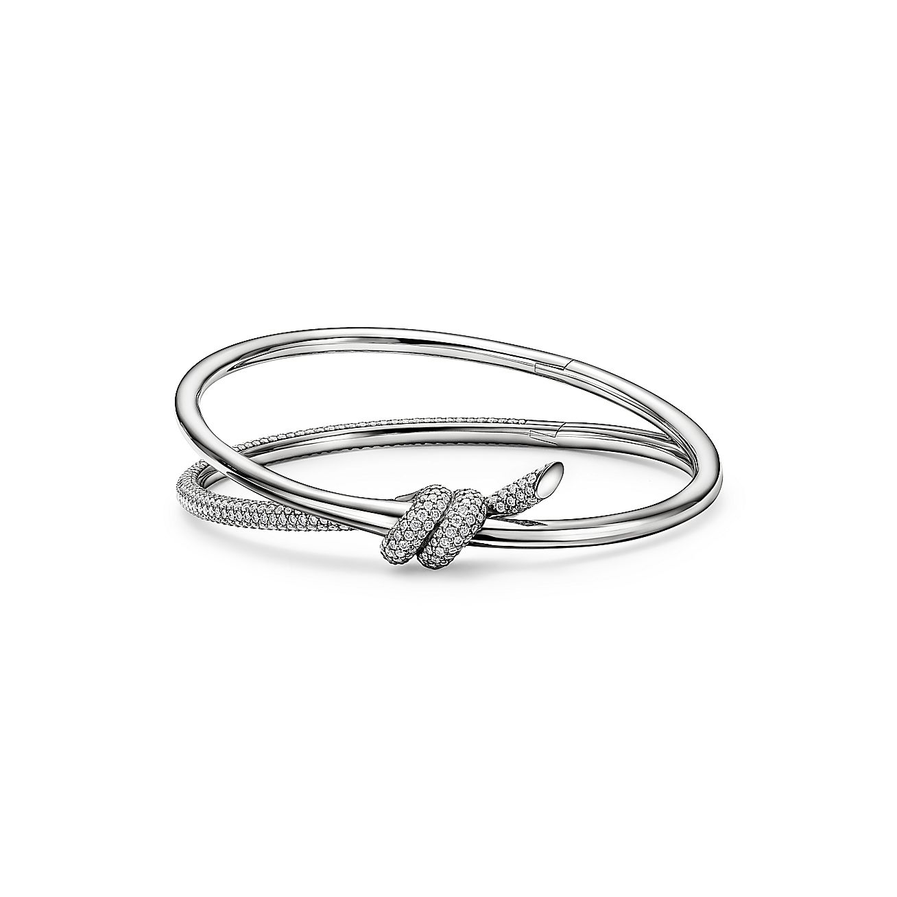 K DOUBLE ROW BRACELET WITH DIAMONDS, YELLOW GOLD
